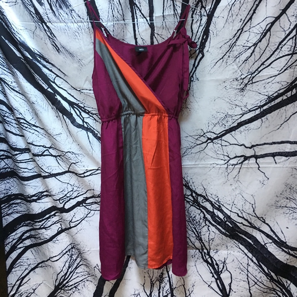 Target Mossimo pink/org/grey dress size S